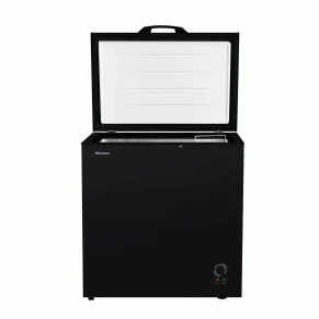 HISENSE 189L CHEST FREEZER GLASS DOOR BLACK