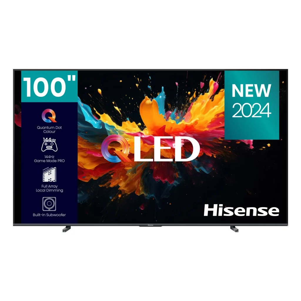 HISENSE 100 INCH QLED 144HZ SMART TV