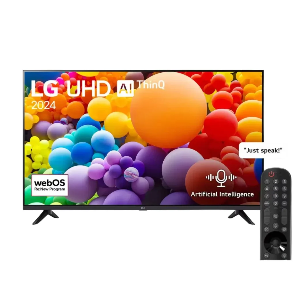 LG TV UHD 43 INCH UT73 4K SMART AI MAGIC REMOTE HDR10 WEBOS24