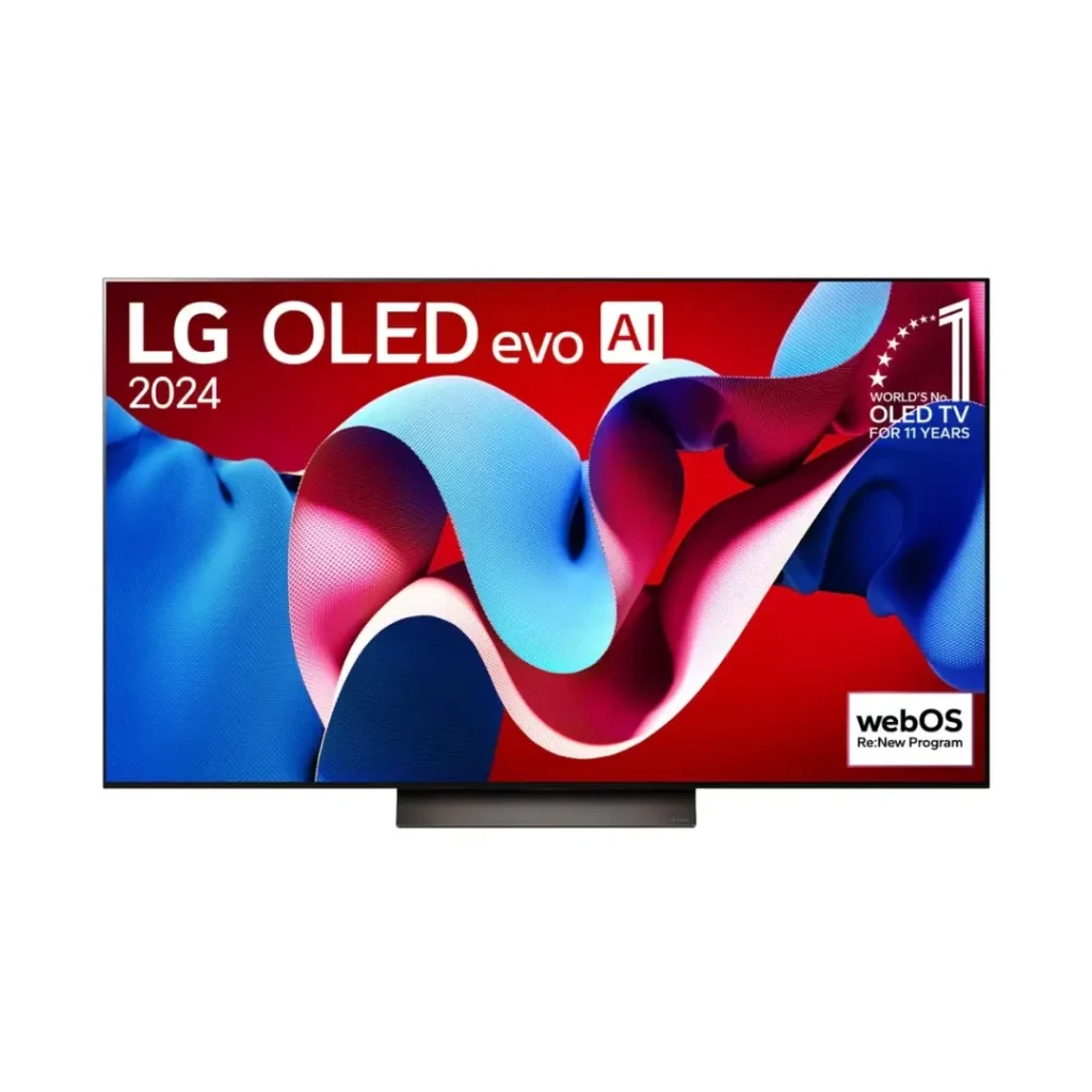 LG TV OLED 55 INCH C4 4K SMART TV AI MAGIC REMOTE DOLBY VISION WEBOS24 2024