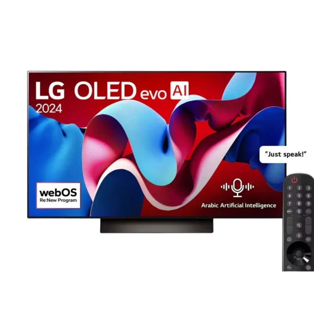 LG TV OLED 65 INCH C4 4K SMART TV AI MAGIC REMOTE WEBOS24