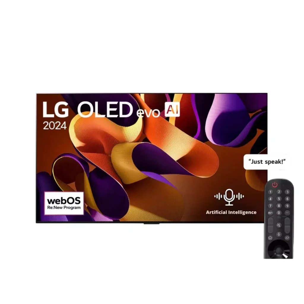 LG TV OLED 77 INCH G4 4K SMART TV AI MAGIC REMOTE WEBOS24