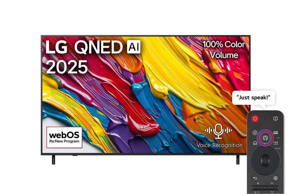LG 86 INCH QNED AI QNED82 4K SMART TV AI MAGIC REMOTE HDR10 WEBOS25 2025
