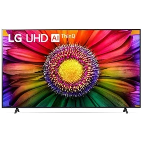 LG UHD 4K TV 86 INCH UR80 SERIES WEBOS SMART AI THINQ MAGIC REMOTE 3 SIDE CINEMA HDR10 HLG AI SOUND PRO 5.1.2CH 2 POLE STAND 2023 NEW