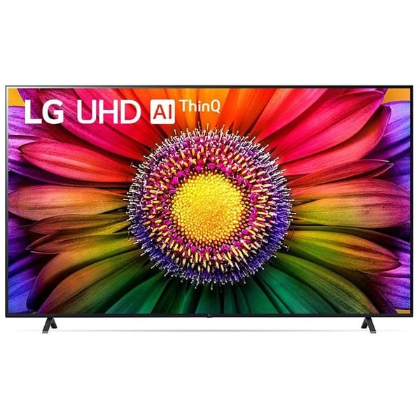 LG UHD 4K TV 86 INCH UR80 SERIES WEBOS SMART AI THINQ MAGIC REMOTE 3 SIDE CINEMA HDR10 HLG AI SOUND PRO 5.1.2CH 2 POLE STAND 2023 NEW
