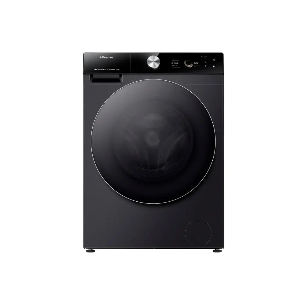HISENSE 12KG FRONT LOAD WASHING MACHINE BLACK