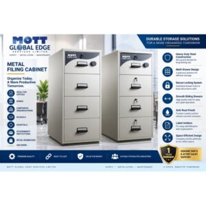Metal Filing Cabinet – 4 Drawer