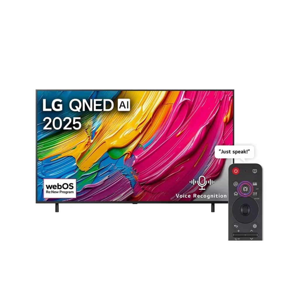 LG TV QNED 75 Inch QNED80A6A 4K Smart AI