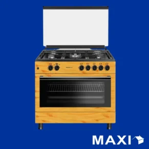 Maxi Gas Cooker 60x90 CM 5 Burners Wood (TR)