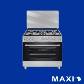 Maxi Gas Cooker 60x90 CM 4+2 Burners Black & Grey