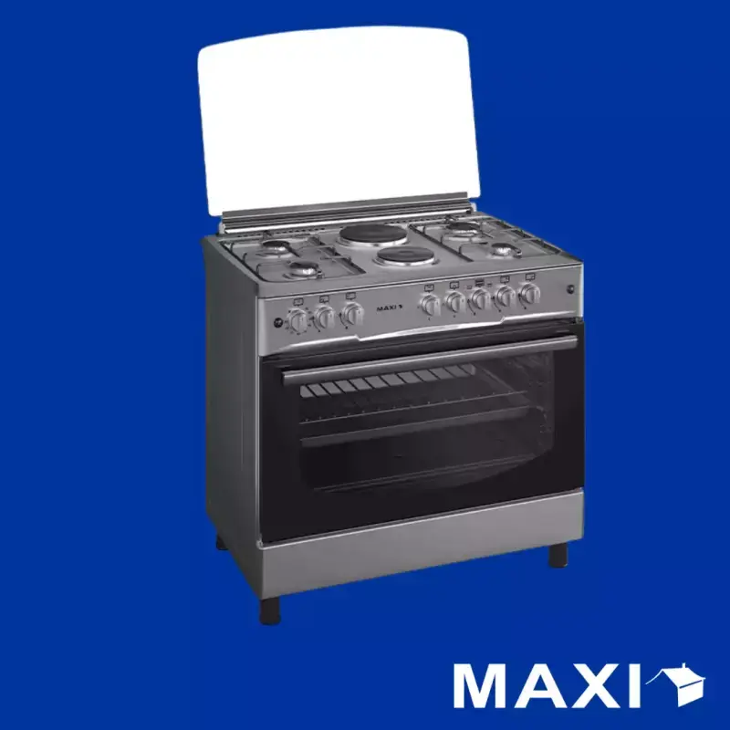 Maxi Gas Cooker 60×90 CM 4+2 Burners Inox