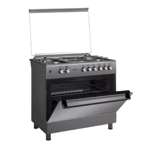 Maxi Gas Cooker 60x90 CM 4+2 Burners Matte Inox (TR)