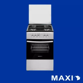 Maxi Gas Cooker 50x50 CM 4 Burners Black & Grey (Basic)