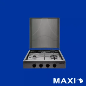 Maxi Tabletop Gas Cooker 3 Burners & 1 Electric Plate