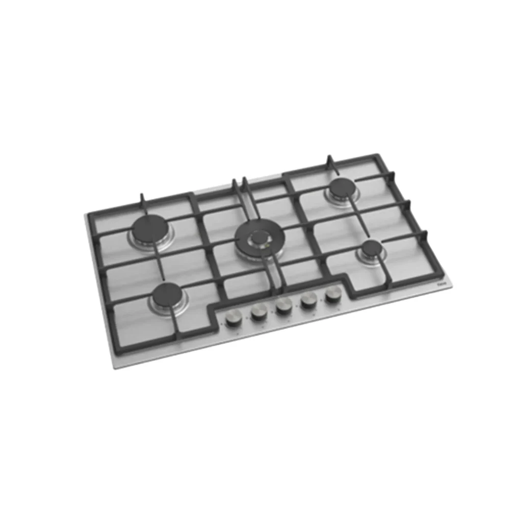 Maxi Tabletop Gas Cooker 5 Burners (ED041) Stainless Steel