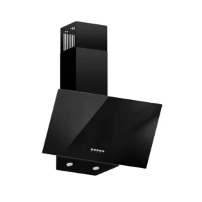 Maxi Hood 60cm Angled Curved (D001BL) Black Glass